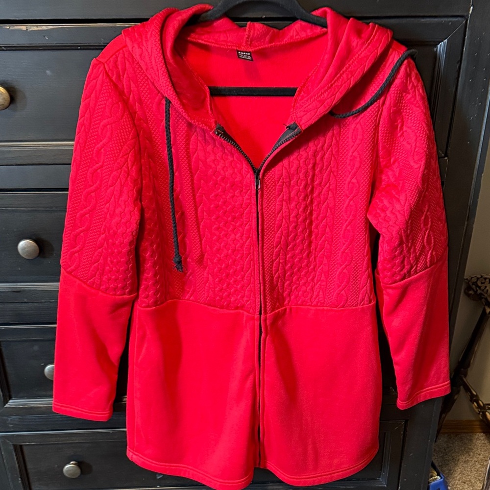 Shein Vibrant Red Jacket**
